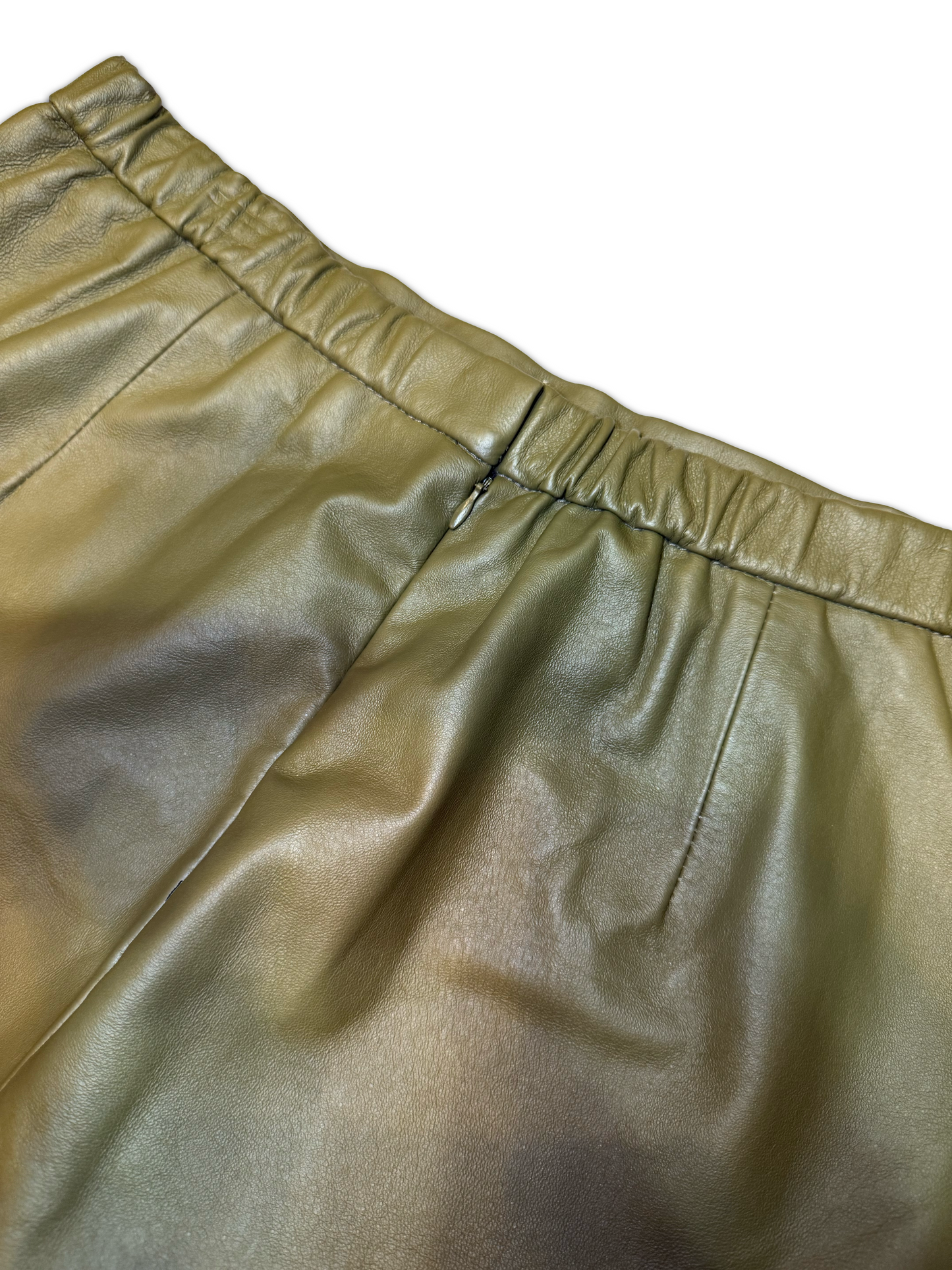 Genuine Vintage Leather Skirt by Terry Lewis