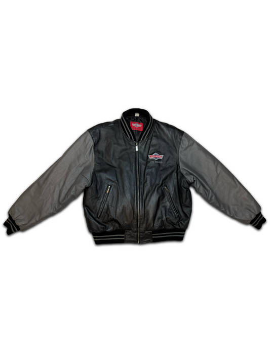 National Street Machine Club Leather Bomber